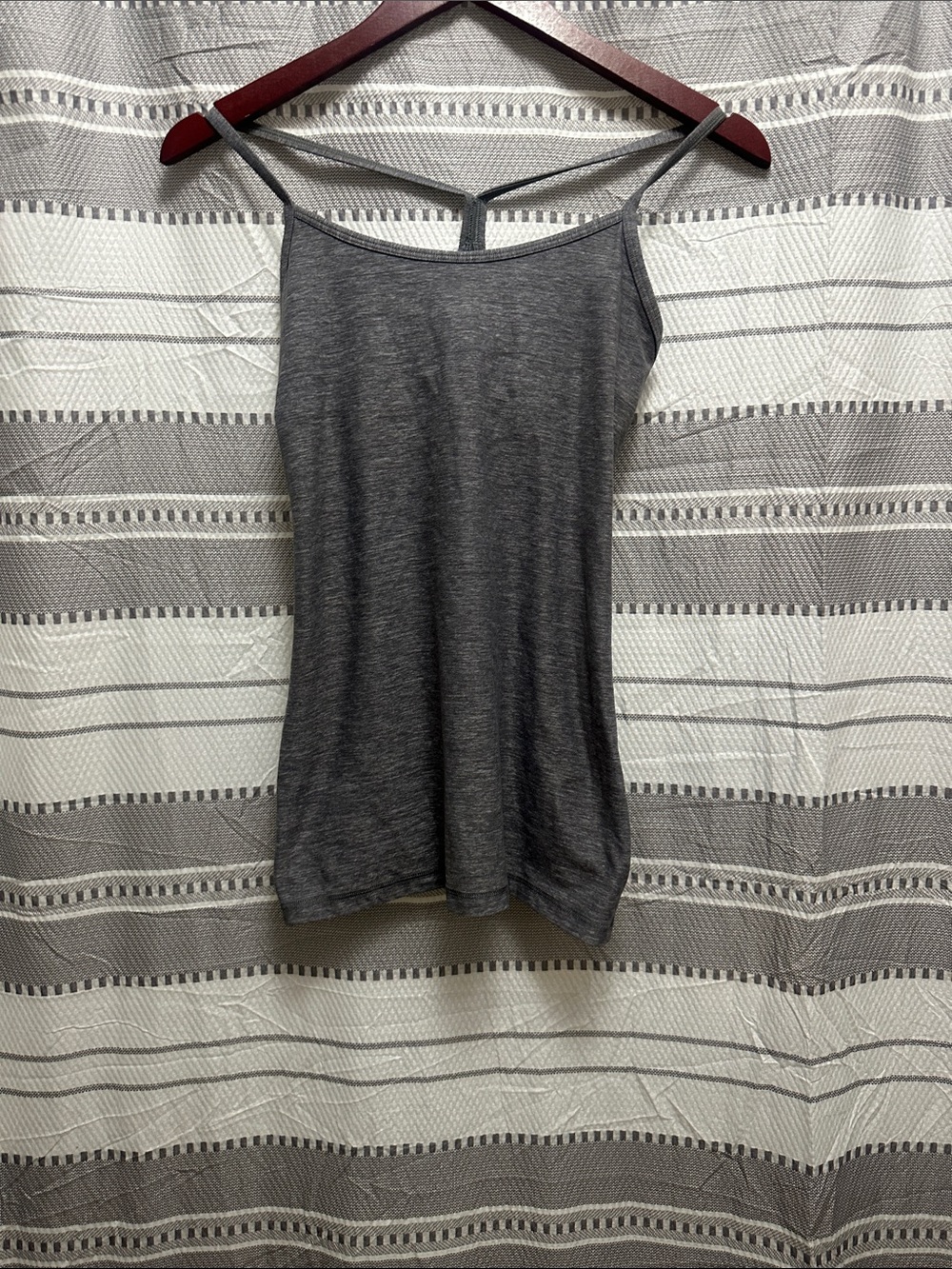 lululemon athletica Gray Strappy Camisole Tank